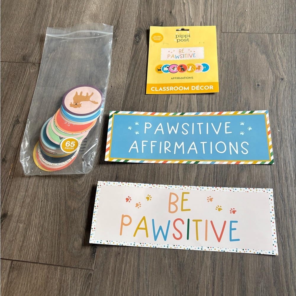 Target Pippi Post affirmations classroom decor new